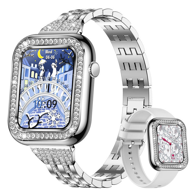 Square Fashion Women Smart Wristwatch