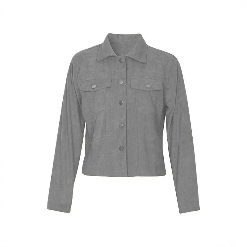 Women's Corduroy Long Sleeve Jacket