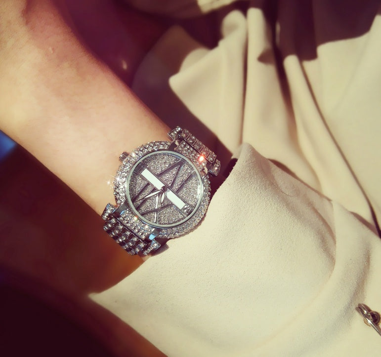 Steel Bracelet Wrist Watch for Women