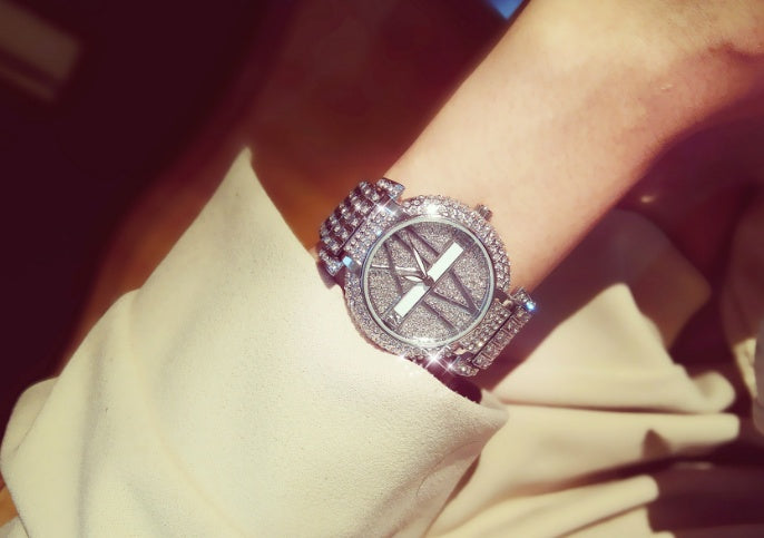 Steel Bracelet Wrist Watch for Women