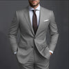Business Casual Men's Fashion Suit Two-piece Suit