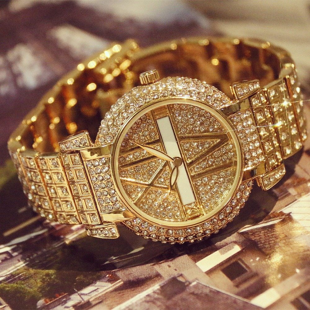Steel Bracelet Wrist Watch for Women