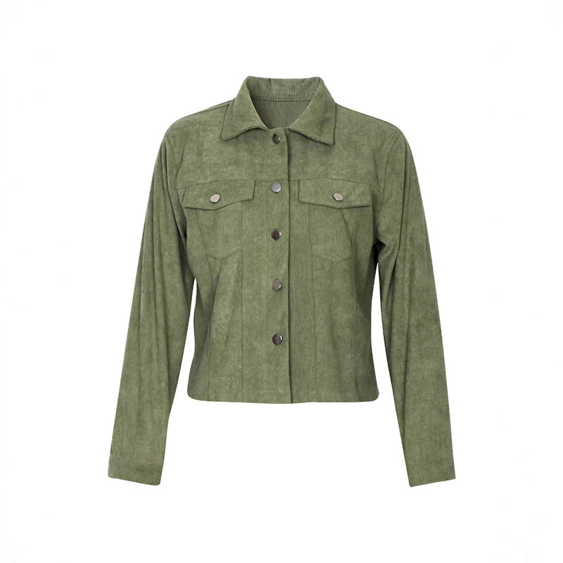 Women's Corduroy Long Sleeve Jacket