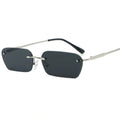 Fashion Rectangle Rimless Eye Protection Sunglasses