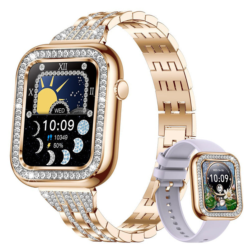 Square Fashion Women Smart Wristwatch