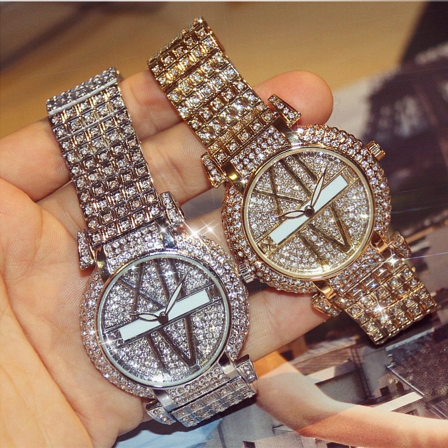 Steel Bracelet Wrist Watch for Women