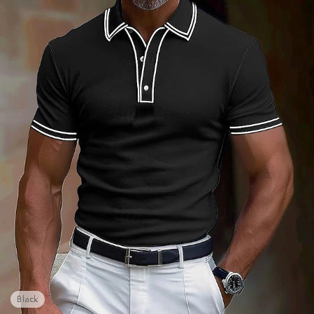 Men's Summer Loose Color Short-sleeved T-shirt