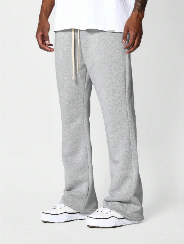Men's Wide-leg Pants Autumn And Winter Solid Color All-matching Casual Pants