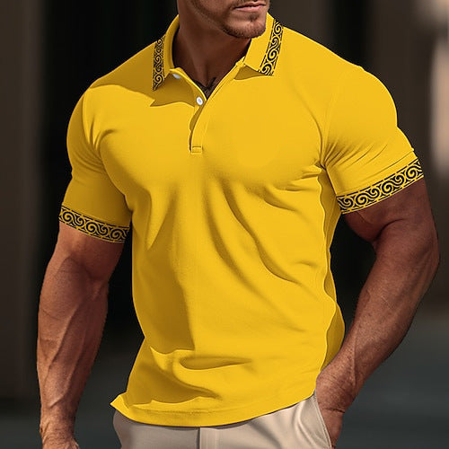 Men's Summer Loose Color Short-sleeved T-shirt