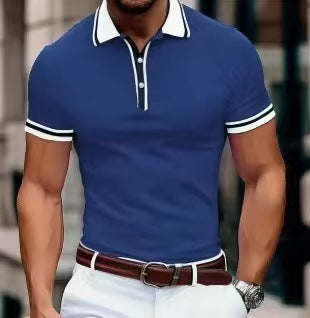 Men's Summer Loose Color Short-sleeved T-shirt