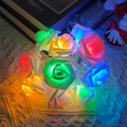 1.5m 10Leds Rose Flower String Lights for Wedding Party