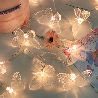 1.5M 10 LED Butterfly LED Lights String