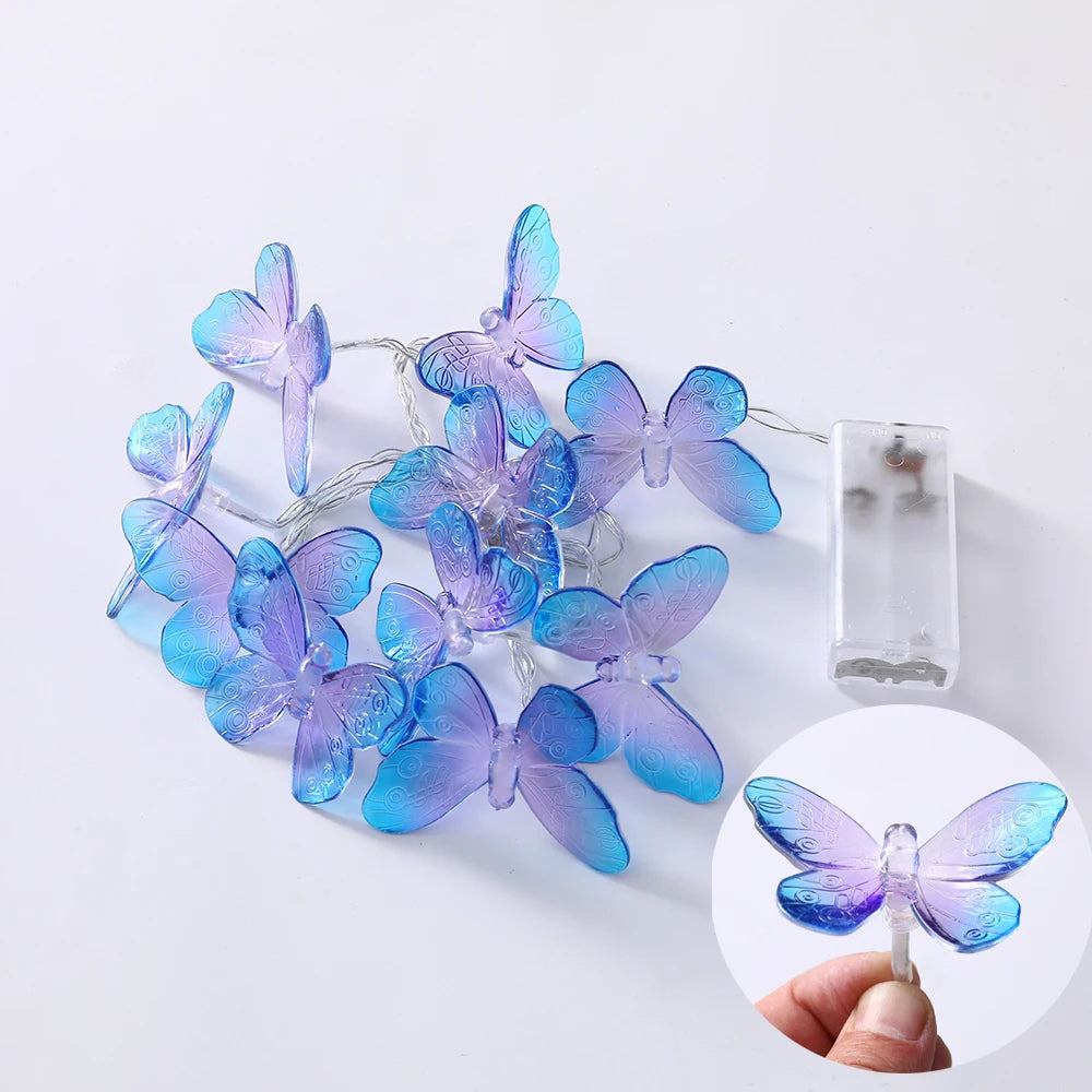 1.5M 10 LED Butterfly LED Lights String