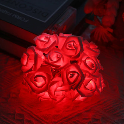 1.5m 10Leds Rose Flower String Lights for Wedding Party