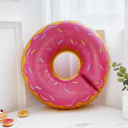 123pcs MutilColor Balloon Garland Doughnut Candy Foil