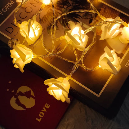 1.5m 10Leds Rose Flower String Lights for Wedding Party