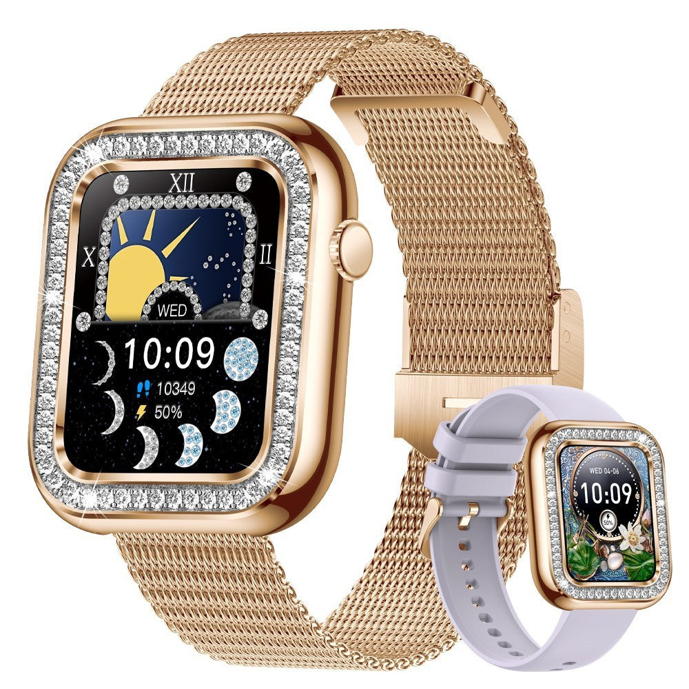 Square Fashion Women Smart Wristwatch
