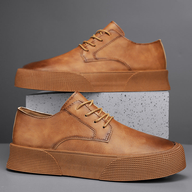 Lace-up Platform Korean Casual Shoes