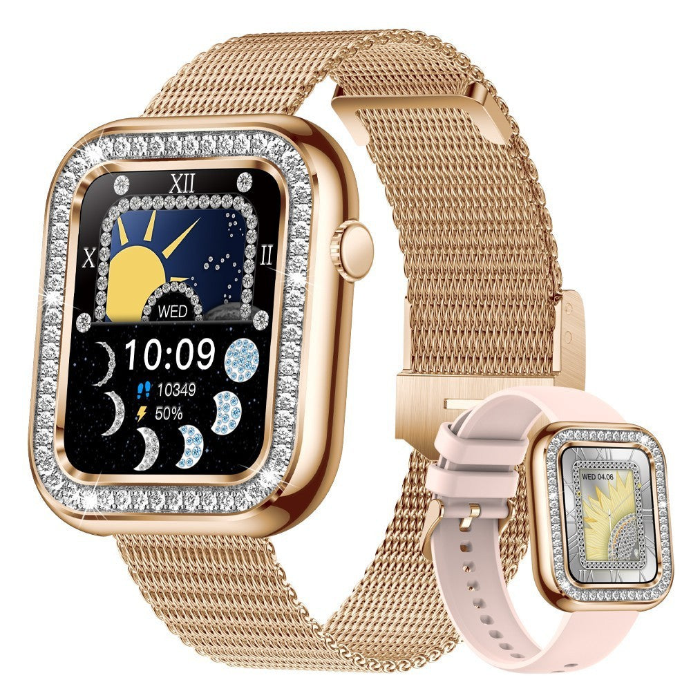 Square Fashion Women Smart Wristwatch