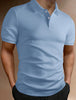American Striped Men's Polo Shirt Men's Business Loose Breathable