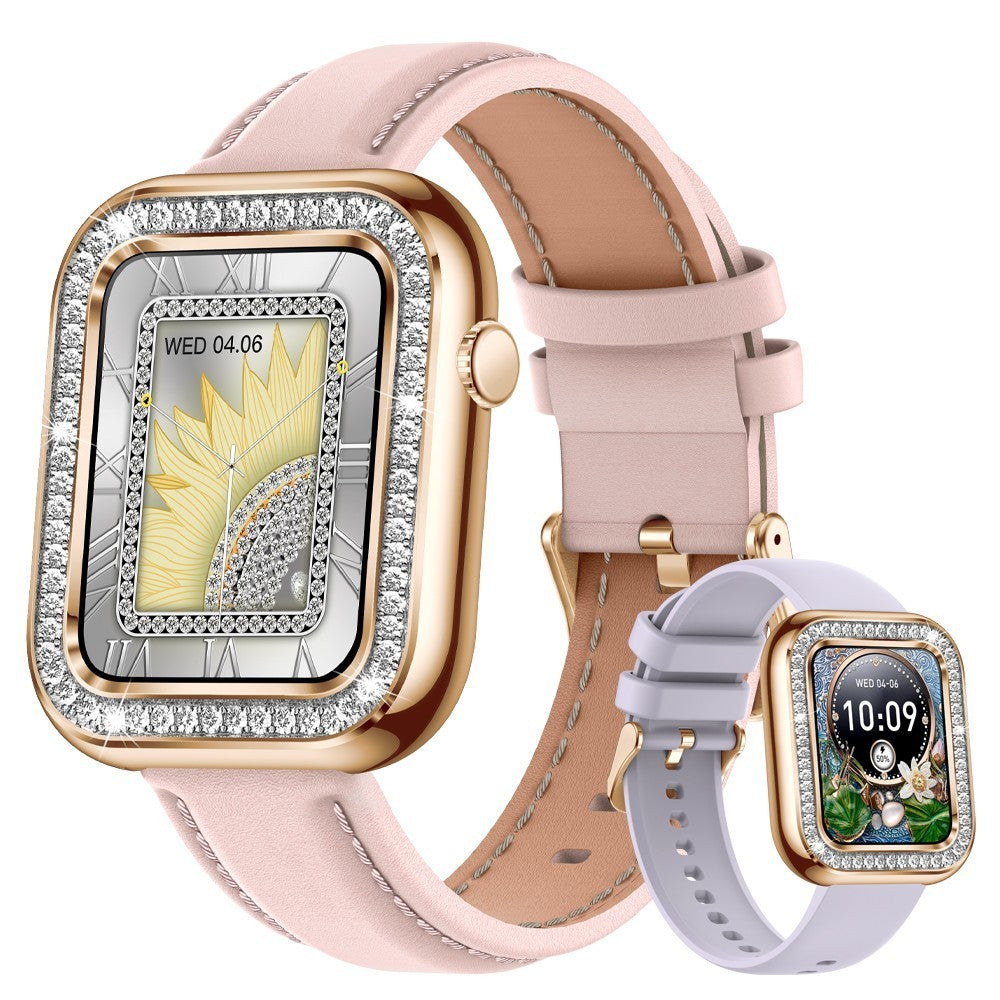 Square Fashion Women Smart Wristwatch